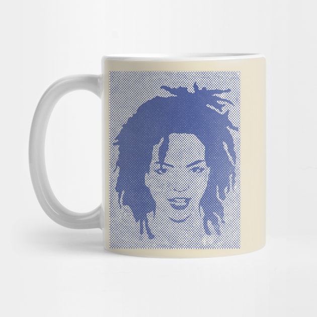 Lauryn Hill Halftone by 404pageNotfound